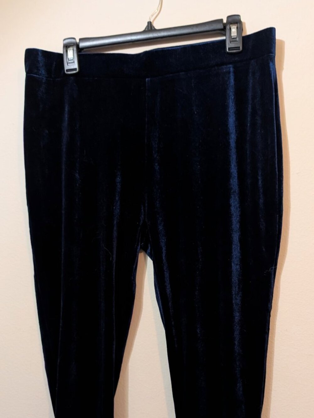 Blue Velvet Leggings from Shein Curve Size 2XL
